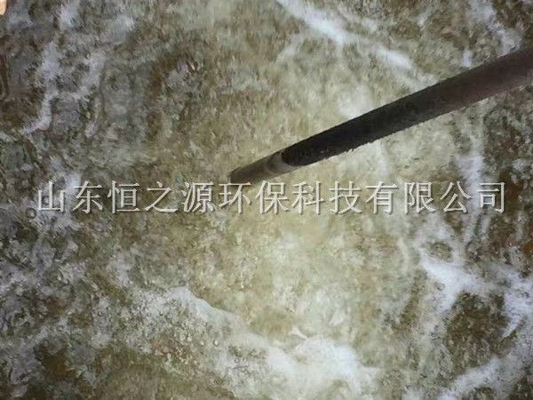山东京卫旋流曝气器现场